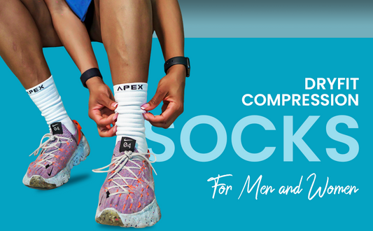 APEX Dryfit Compression Socks (2 pairs)