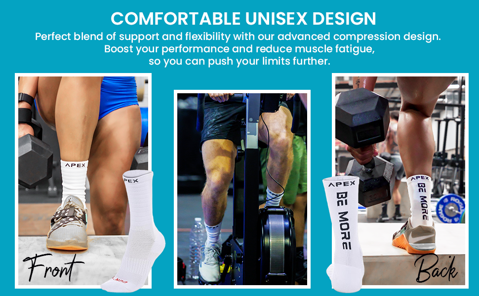APEX Dryfit Compression Socks (2 pairs)